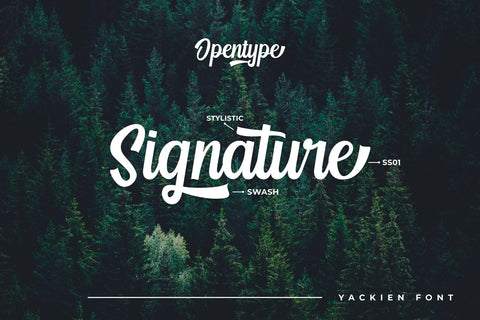 Yackien - Logo Font Font Javapep 