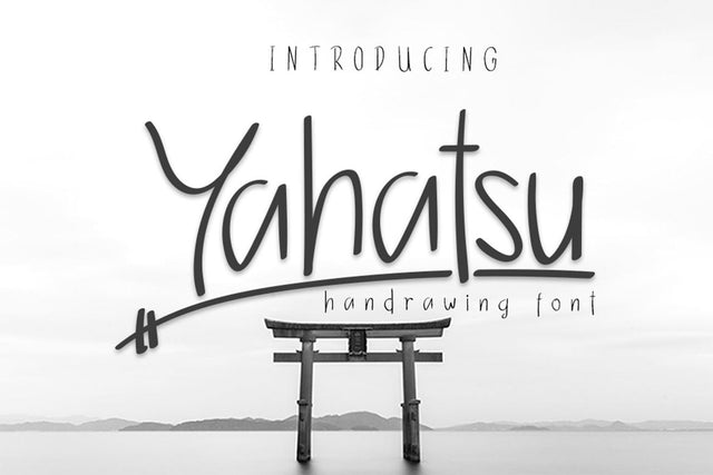 Yahatsu Font twinletter 
