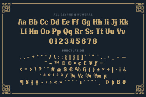 YAKSOM | Serif Classic Modernism Font twinletter 