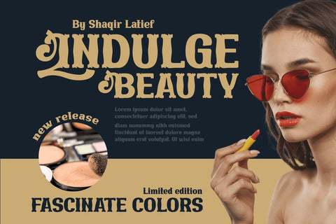 YAKSOM | Serif Classic Modernism Font twinletter 