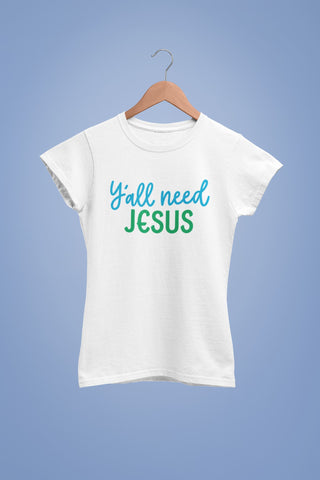 Y'all Need Jesus (3 versions) SVG Cut File for Silhouette | Designs for Cricut | Funny SVG SVG Maple & Olive Designs 
