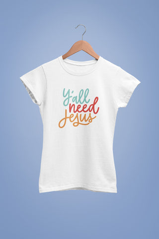 Y'all Need Jesus (3 versions) SVG Cut File for Silhouette | Designs for Cricut | Funny SVG SVG Maple & Olive Designs 