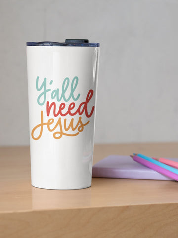 Y'all Need Jesus (3 versions) SVG Cut File for Silhouette | Designs for Cricut | Funny SVG SVG Maple & Olive Designs 