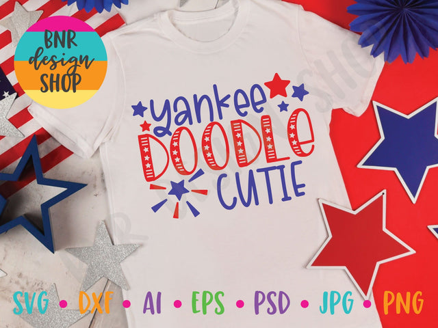 Yankee Doodle Cutie SVG SVG BNRDesignShop 