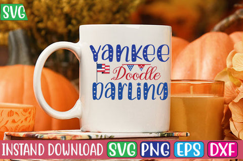 Yankee Doodle Darling SVG Cut File SVG Studio Innate 