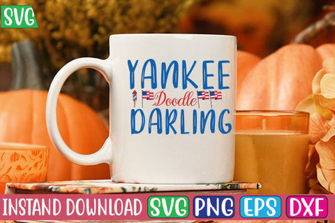 Yankee Doodle Darling SVG Cut File SVG Studio Innate 