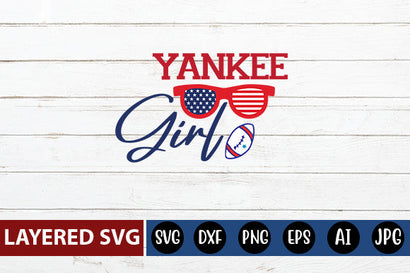 yankee girl SVG cut file SVG Blessedprint 