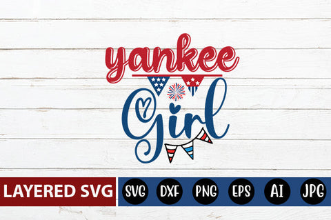 yankee girl SVG cut file SVG Blessedprint 