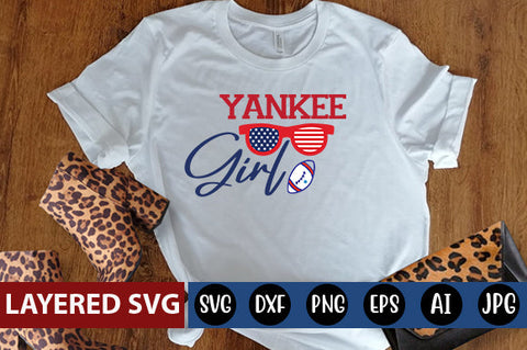 yankee girl SVG cut file SVG Blessedprint 