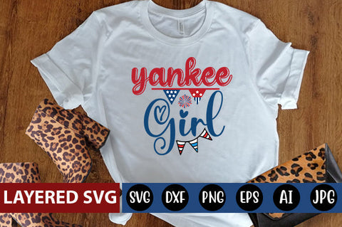 yankee girl SVG cut file SVG Blessedprint 