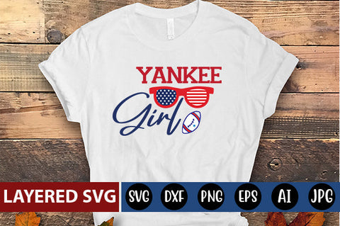 yankee girl SVG cut file SVG Blessedprint 