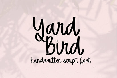 Yard Bird Font Sunday Nomad 
