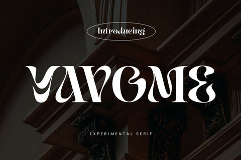 Yavome - Quirky Serif Font Arterfak Project 
