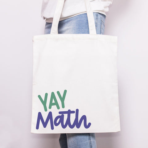 YAY Math Hand Lettered SVG Cut File SVG Cursive by Camille 