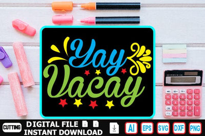 Yay Vacay SVG Craftlabsvg24 