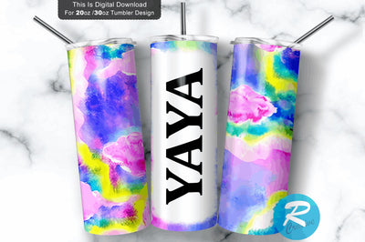Yaya 20 oz / 30 oz Tumbler PNG Sublimation Regulrcrative 