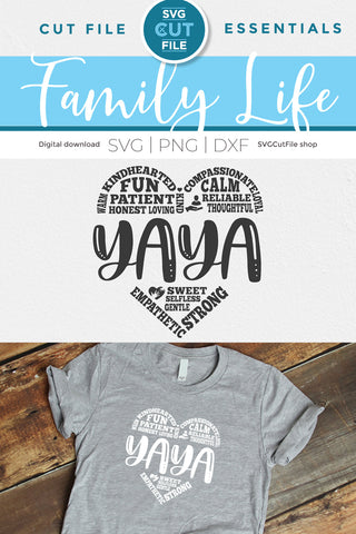 Yaya svg subway art SVG SVG Cut File 