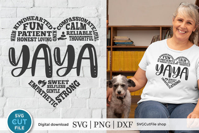 Yaya svg subway art SVG SVG Cut File 