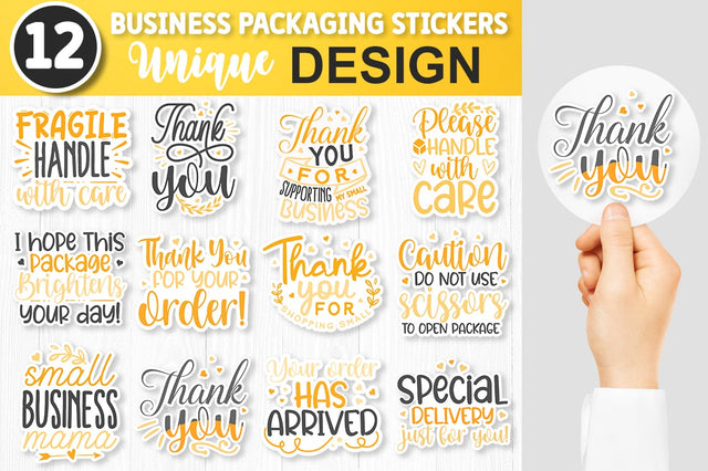 Yellow Business Packaging SVG Bundle SVG Designangry 