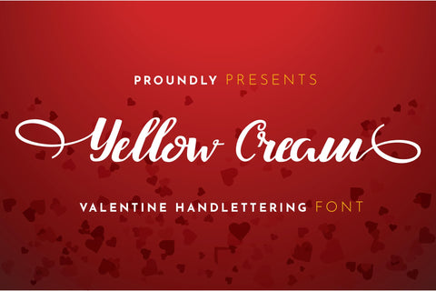 Yellow Cream Font nearzz 