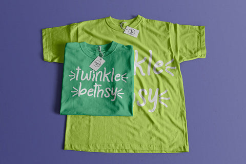 Yellow Easter Font Prasetya Letter 