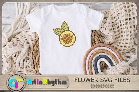 Yellow Flowers Svg, Flowers Svg, Flower Cliparts, Floral Svg, Botanical Svg SVG Artinrhythm shop 