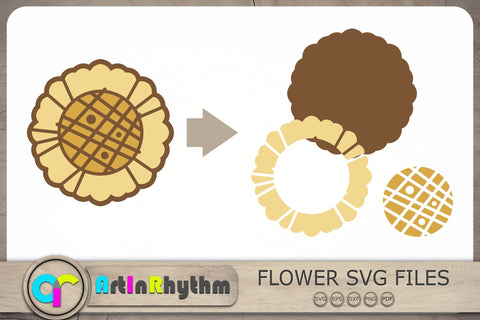 Yellow Flowers Svg, Flowers Svg, Flower Cliparts, Floral Svg, Botanical Svg SVG Artinrhythm shop 