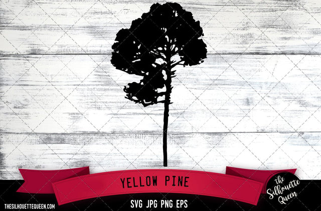 Yellow Pine SVG -Vector Art Commercial & Personal Use- Cricut,Silhouette,Cameo,Vinyl Cut SVG Loveleen Kaur 