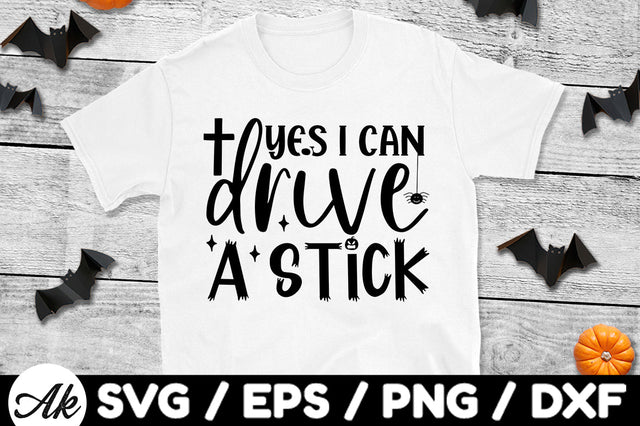 Yes i can drive a stick svg SVG akazaddesign 