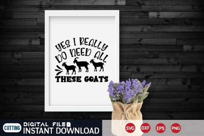 yes i really do need all these goats SVG designer krishna 