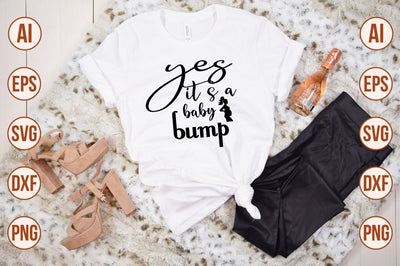 Yes it s a baby bump svg SVG nirmal108roy 