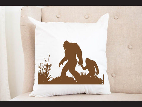 Yeti walk Silhouette Svg SVG Johan Ru designs 