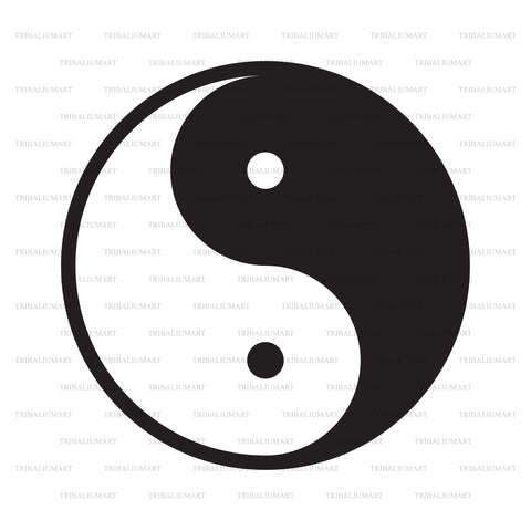 Yin and yang SVG TribaliumArtSF 