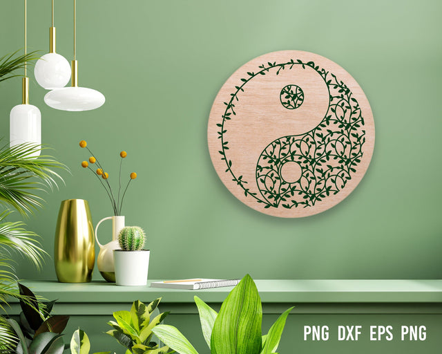 Yin Yang Nature in harmony SVG Boertiek 