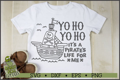 Yo Ho Pirate Ship SVG File SVG Crunchy Pickle 