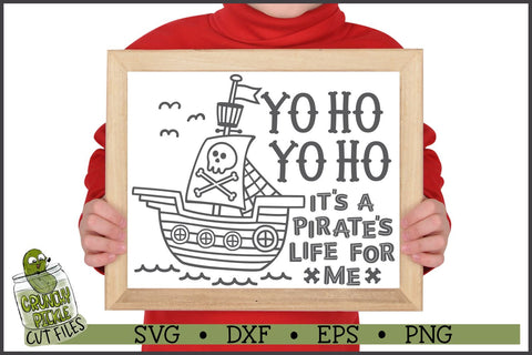 Yo Ho Pirate Ship SVG File SVG Crunchy Pickle 