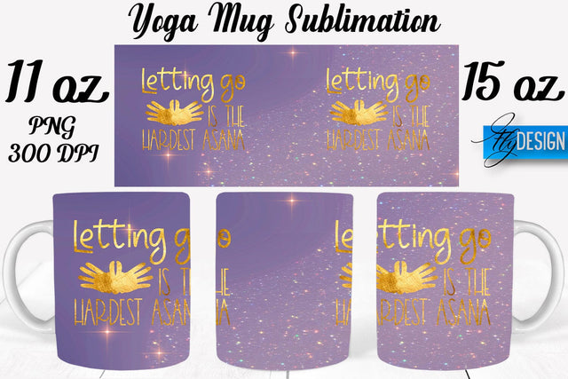 Yoga 11 Oz | 15 Oz Mug Sublimation Sublimation Fly Design 