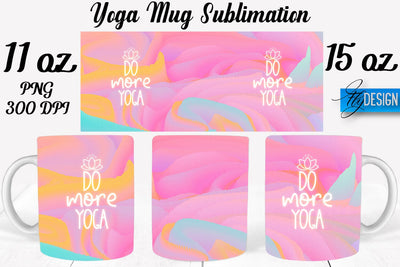 Yoga 11 Oz | 15 Oz Mug Sublimation Sublimation Fly Design 