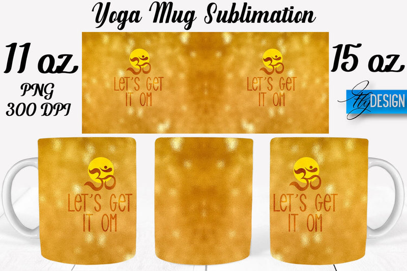 Yoga 11 Oz | 15 Oz Mug Sublimation Sublimation Fly Design 