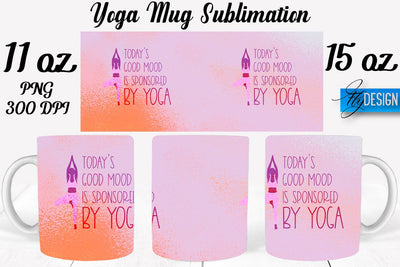 Yoga 11 Oz | 15 Oz Mug Sublimation Sublimation Fly Design 
