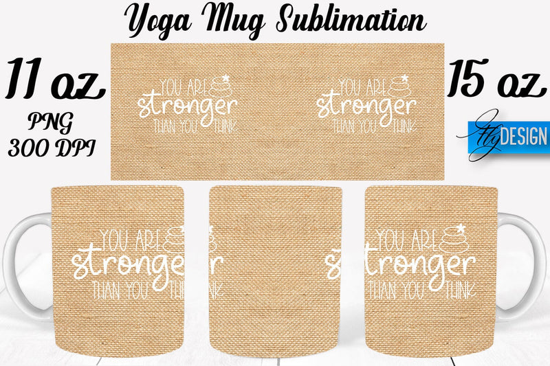 Yoga 11 Oz | 15 Oz Mug Sublimation Sublimation Fly Design 
