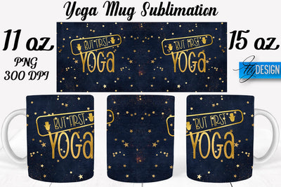Yoga 11 Oz | 15 Oz Mug Sublimation Sublimation Fly Design 