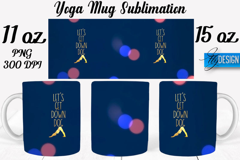 Yoga 11 Oz | 15 Oz Mug Sublimation Sublimation Fly Design 