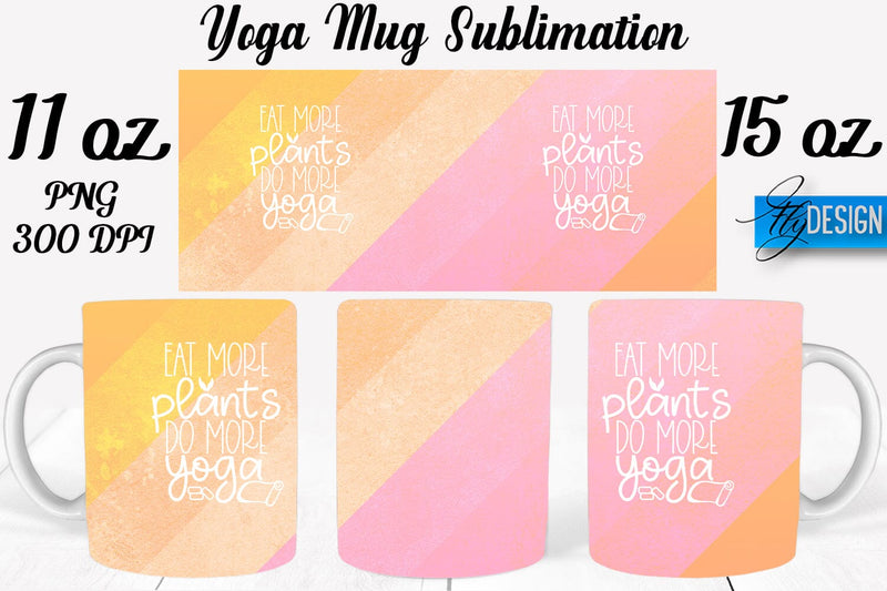 Yoga 11 Oz | 15 Oz Mug Sublimation Sublimation Fly Design 