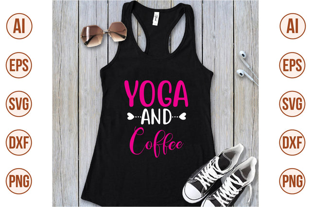yoga and coffee svg SVG shah alam 
