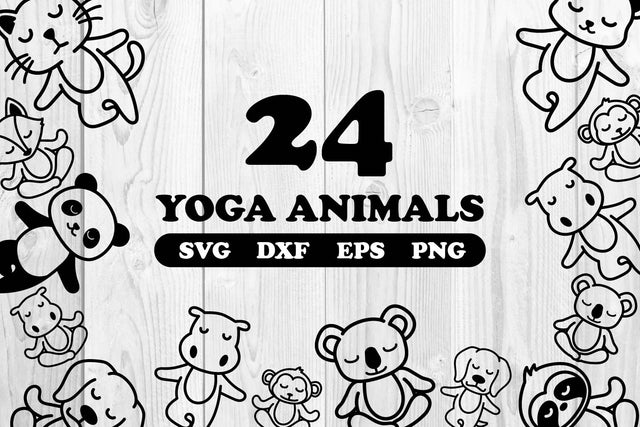 yoga animals SVG SVG dadan_pm 