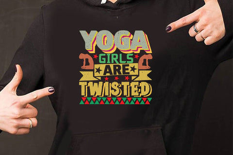 Yoga Girls Are Twisted Sublimation SVGArt 