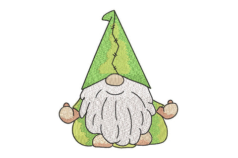 Yoga Gnome Machine Embroidery Design Embroidery/Applique DESIGNS Angie 