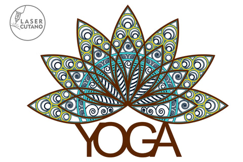 Yoga Lady Mandala svg -  - 0.99 Cent SVG Files - Life Time Access