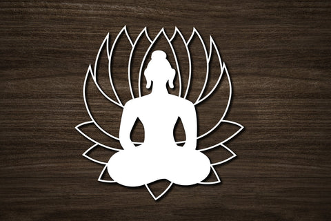 Yoga Lotus Mandala Design SVG zoellartz 